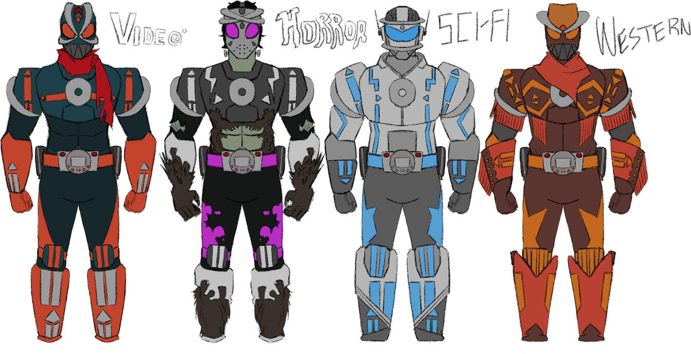 Original Kamen Rider Designs