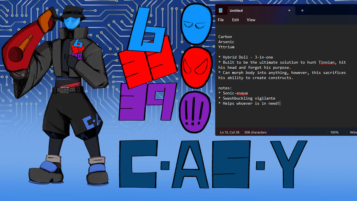 "C.A.S.E.E." (@Fatbear1468_) Redesign