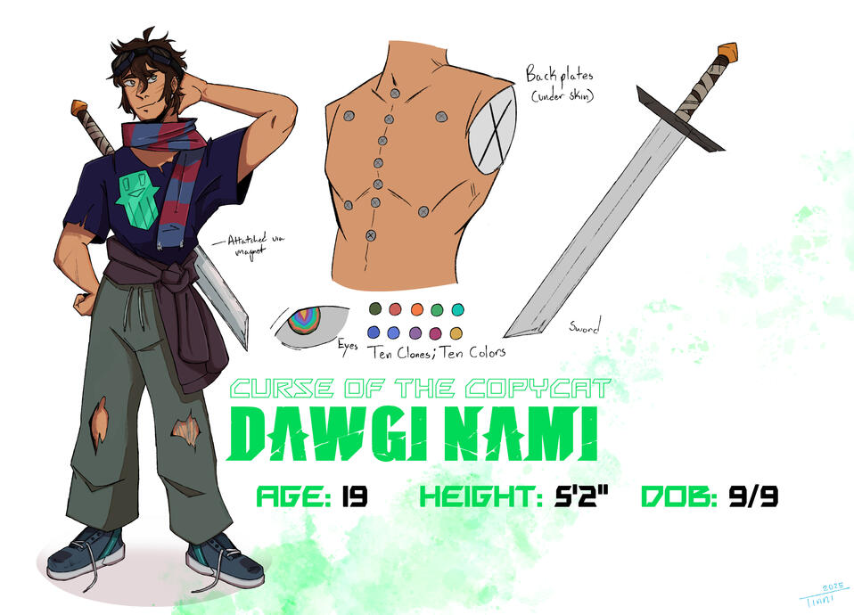 Dawgi Nami Character Design