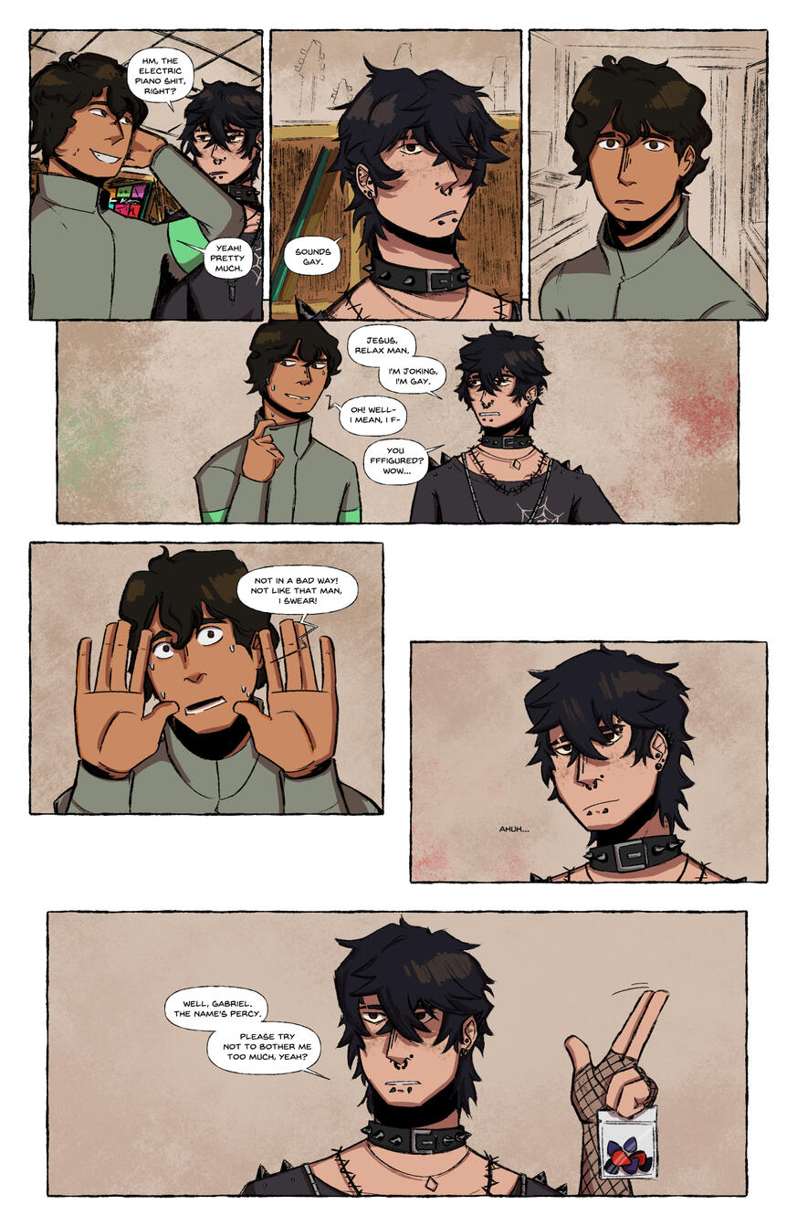 Percy Pryor (@kipocin) and Gabriel Morrison Test Comic